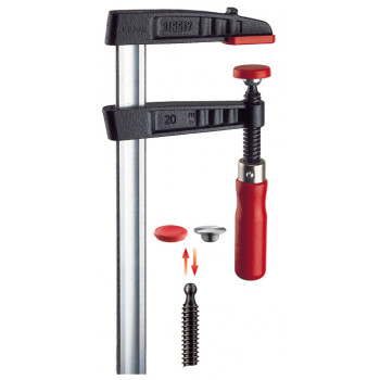 BE-TG50S10 Струбцина из ковкого чугуна TG с надежной деревянной ручкой TG50S10 BESSEY